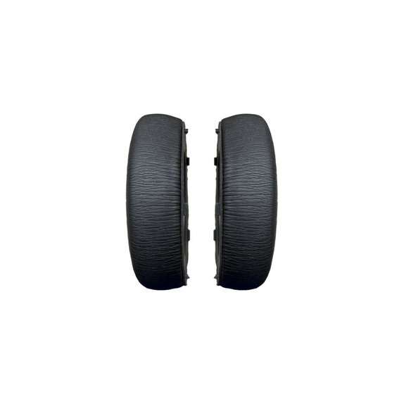 Zapasowe nauszniki do AKG Y600NC, pianka memory i skóra PU, Czarny, Black, 1 para