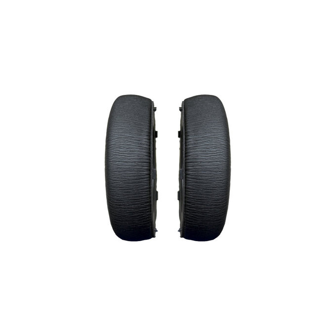 Zapasowe nauszniki do AKG Y600NC, pianka memory i skóra PU, Czarny, Black, 1 para
