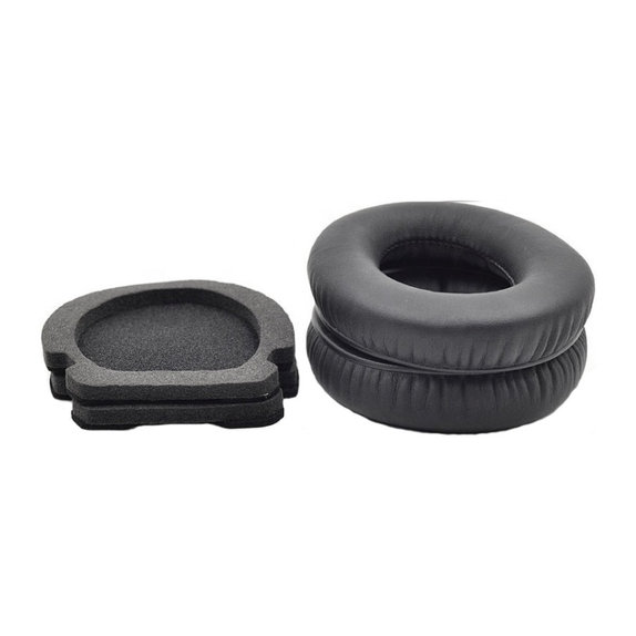 Zapasowe nauszniki do Bose Aviation A10, A20, pianka memory i skóra PU, Czarny, Black, 1 para