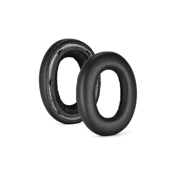 Zapasowe nauszniki do Bowers & Wilkins PX7, pianka memory i skóra PU, Czarny, Black, 1 para