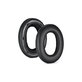 Zapasowe nauszniki do Bowers & Wilkins PX7, pianka memory i skóra PU, Czarny, Black, 1 para