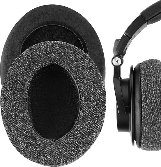 Zapasowe nauszniki uniwersalne do AKG, HiFiMan, Audio-Technica, Philips, Fostex, Brainwavz HM5, tkanina