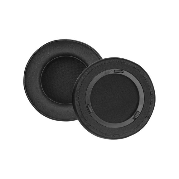 Zapasowe nauszniki do Corsair Virtuoso RGB, pianka memory i skóra PU, Czarny, Black, 1 para