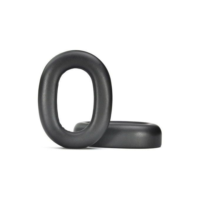 Zapasowe nauszniki do Jabra Evolve2 85 UC/MS, pianka memory i skóra, Czarny, Black, 1 para