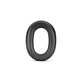 Zapasowe nauszniki do Jabra Evolve2 85 UC/MS, pianka memory i skóra, Czarny, Black, 1 para