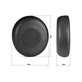 Zapasowe nauszniki do Jabra Evolve2 75 UC/MS, pianka memory i skóra PU, Czarny, Black, 1 para