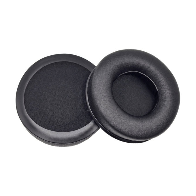 Zapasowe nauszniki do JBL Synchros E50BT, pianka memory i skóra PU, Czarny, Black, 1 para
