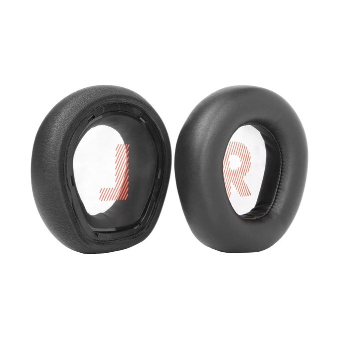 Zapasowe nauszniki do JBL Quantum Q600, pianka memory i skóra PU, Czarny, Black, 1 para