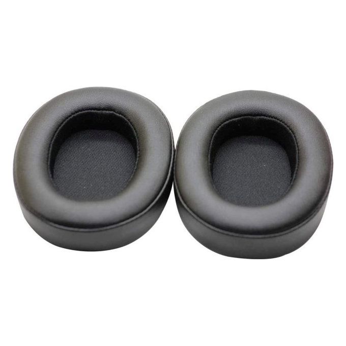 Zapasowe nauszniki do JBL Synchros E55BT, pianka memory i skóra PU, Czarny, Black, 1 para