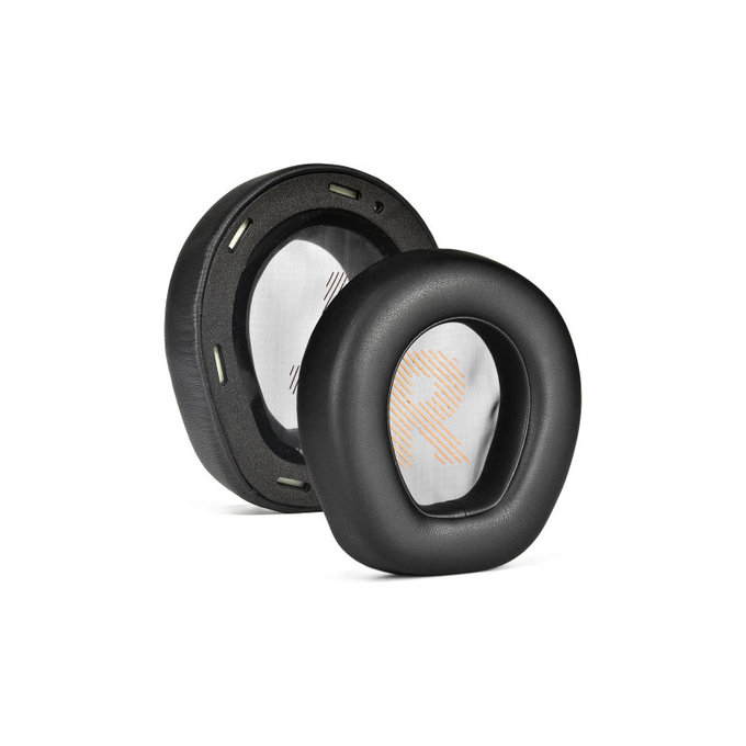 Zapasowe nauszniki do JBL Quantum Q200, Q300, pianka memory i skóra PU, Czarny, Black, 1 para