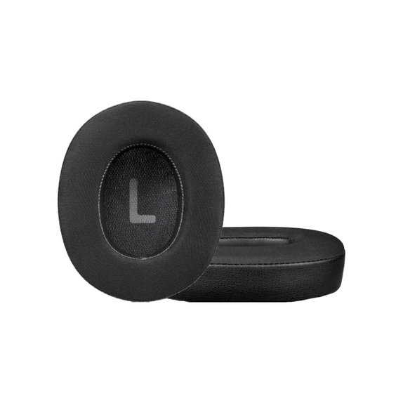 Zapasowe nauszniki do JBL Tune 700BT, 710BT, pianka memory i skóra i tkanina, Czarny, Black, żel chłodzący, 1 para
