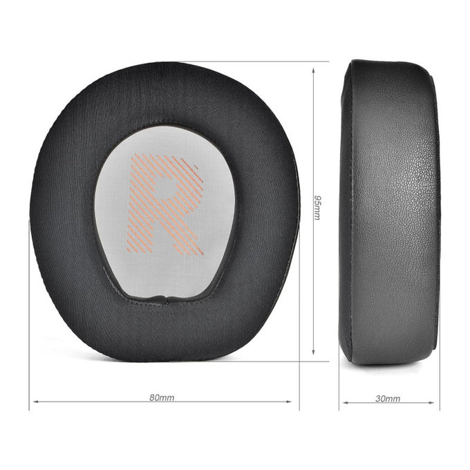Zapasowe nauszniki do JBL Quantum Q800, pianka memory, Czarny, Black, żel chłodzący, 1 para