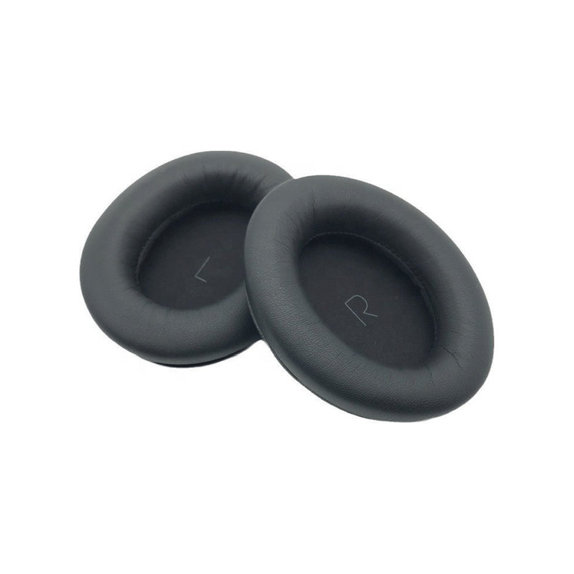 Zapasowe nauszniki do JBL Tour One, One M2, pianka memory i skóra PU, Czarny, Black, 1 para