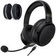 Zapasowe nauszniki do Kingston HyperX Cloud Orbit S, pianka memory i skóra PU, Czarny, Black, 1 para