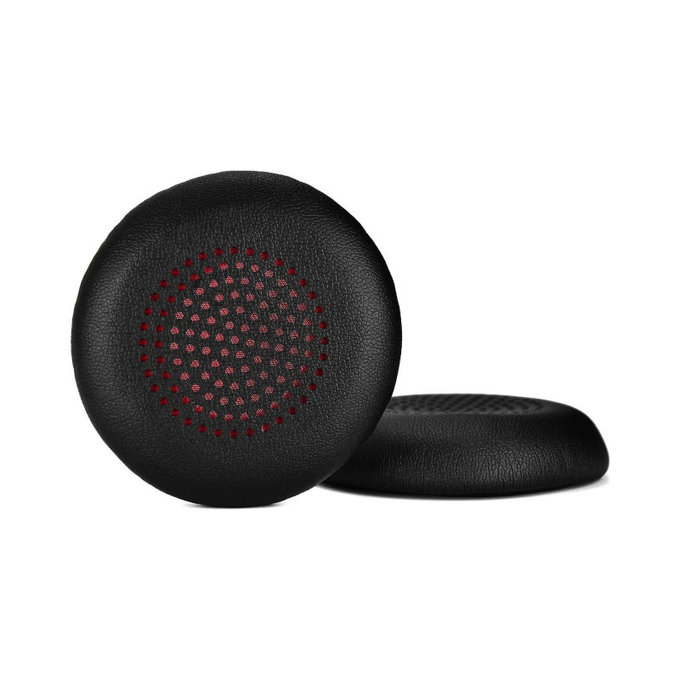 Zapasowe nauszniki do Plantronics Voyager Focus UC, skóra PU, Czarny, Black, 1 para