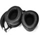 Zapasowe nauszniki do Sennheiser PXC550, PX550, pianka memory i skóra, Czarny, Black, 1 para