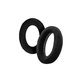 Zapasowe nauszniki do Sennheiser HD545, HD600, HD650, pianka memory i tkanina, Czarny, Black, 1 para