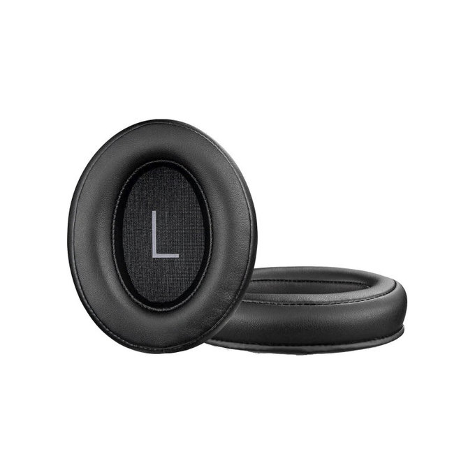 Zapasowe nauszniki do Sennheiser Momentum 3.0, pianka memory i skóra, Czarny, Black, 1 para