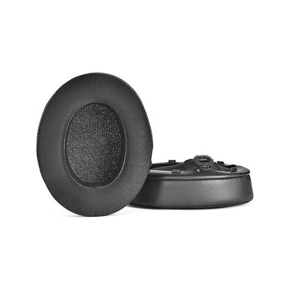 Zapasowe nauszniki do Sony WH-1000XM4, pianka memory i tkanina i skóra, Czarny, Black, żel chłodzący, 1 para