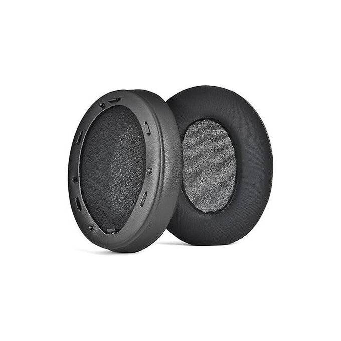 Zapasowe nauszniki do Sony WH-1000XM3, pianka memory i tkanina i skóra, Czarny, Black, żel chłodzący, 1 para