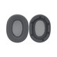 Zapasowe nauszniki do Sony ULT Wear, pianka i skóra, Czarny, Black, 1 para