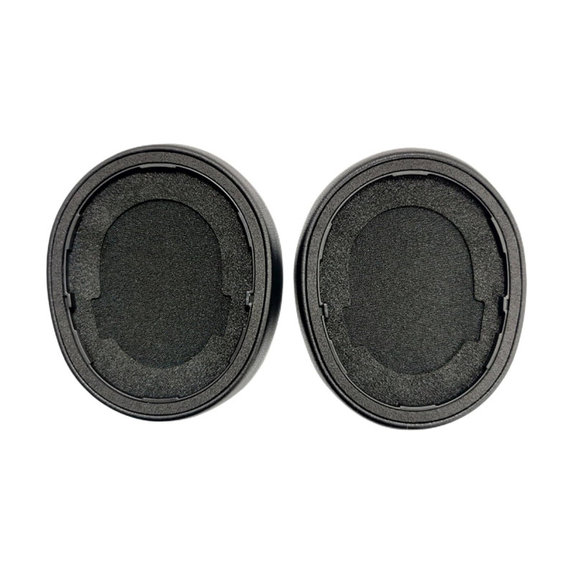 Zapasowe nauszniki do SteelSeries Nova Pro, pianka memory i skóra PU, Czarny, Black, 1 para