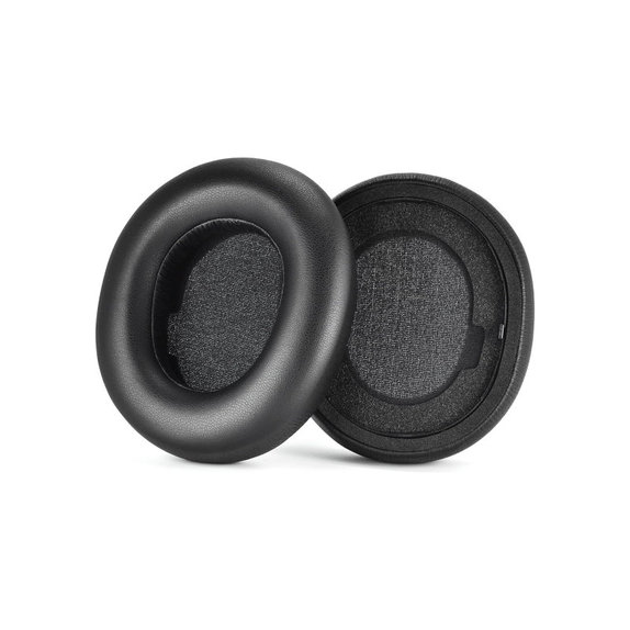 Zapasowe nauszniki do SteelSeries Nova Pro, pianka memory i skóra PU, Czarny, Black, 1 para
