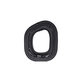 Zapasowe nauszniki do Corsair HS80, pianka memory i welur, Czarny, Black, 1 para