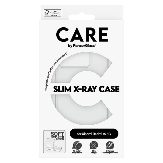 Etui X-Ray do Xiaomi Redmi 15 5G, Przezroczyste, PanzerGlass