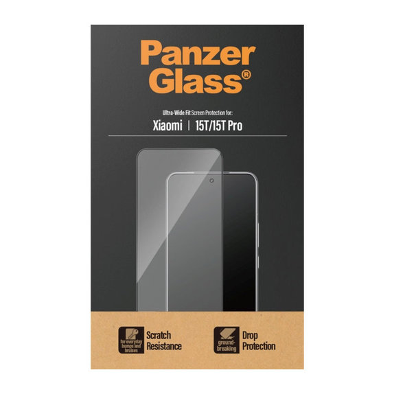 Szkło hartowane UWF do Xiaomi 15T/15T Pro, Czarne, PanzerGlass