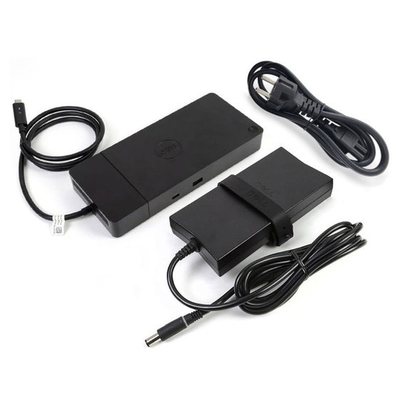 Stacja dokujaca (USB-C) i 130W Adapter do Dell WD19S K20A001, Refurbished
