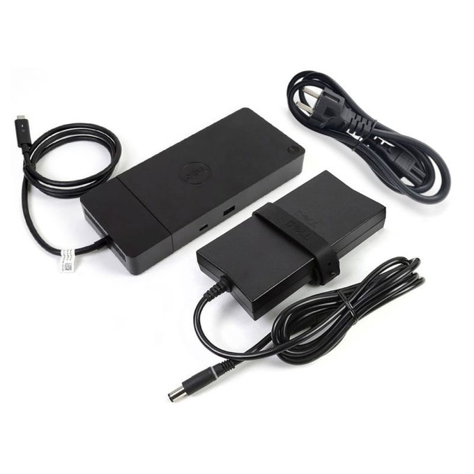 Stacja dokujaca (USB-C) i 130W Adapter do Dell WD19S K20A001, Refurbished