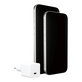 Adapter podróżny Grand Prix USB-C, GaN, 30 W PD, srebrno-biały, PanzerGlass