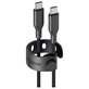 Kabel USB-C, 60 W, Racing, 1, 2 m, Space Black, PanzerGlass
