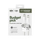 Kabel USB-C, 60 W, Racing, 1,2 m, srebrno-biały, PanzerGlass