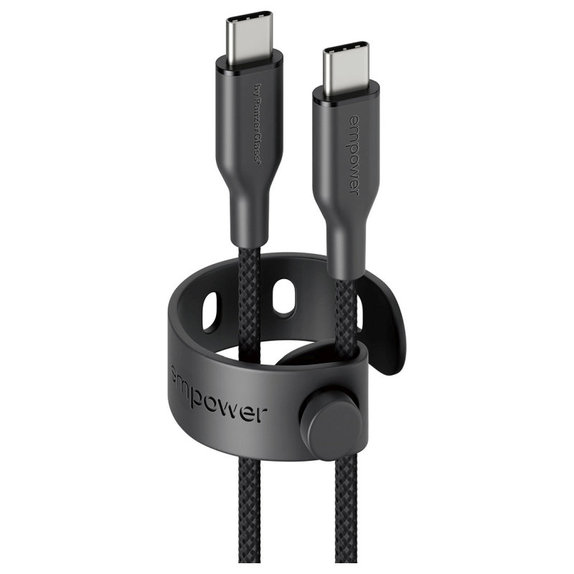 Kabel USB-C, 60 W, Racing, 2 m, Space Black, PanzerGlass