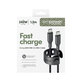 Kabel USB-C, 240 W, Racing, 1, 2 m, Space Black, PanzerGlass