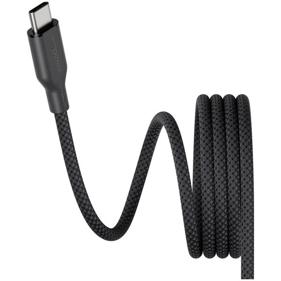 Kabel USB-C, 240 W, Magnetic, 1, 5 m, Space Black, PanzerGlass