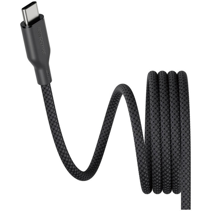 Kabel USB-C, 240 W, Magnetic, 1, 5 m, Space Black, PanzerGlass