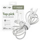 Kabel USB-C/Lightning, 60 W, Racing, 1, 2 m, Srebrno-biały, PanzerGlass