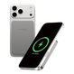 Bezprzewodowy PowerBank 10000 mAh, 20 W, kompatybilny z MagSafe, Qi2/USB-C, Tytanowy, empower