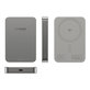Bezprzewodowy PowerBank 10000 mAh, 20 W, kompatybilny z MagSafe, Qi2/USB-C, Tytanowy, empower