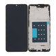 Wyświetlacz LCD + ekran dotykowy + ramka do Samsung A17 A176B, Czarny, TFT