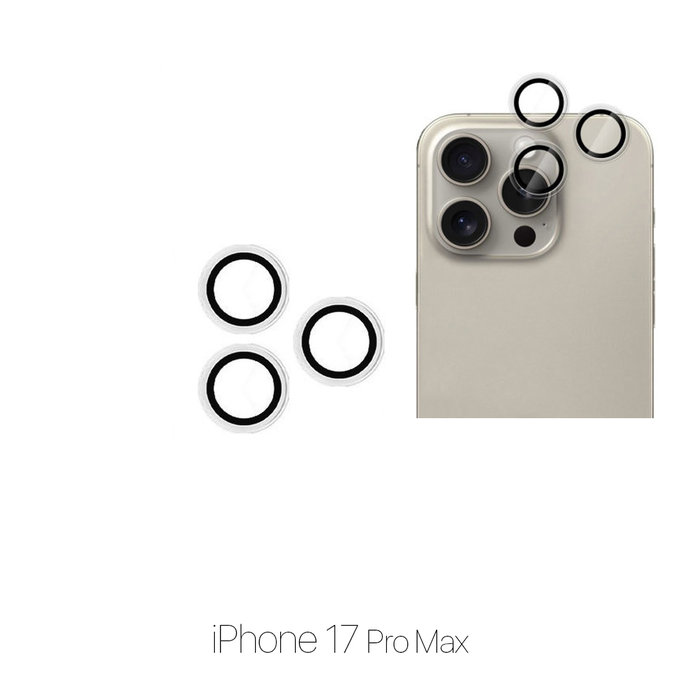 Ochraniacz soczewki tylnego aparatu bez ramki do iPhone 17 Pro Max