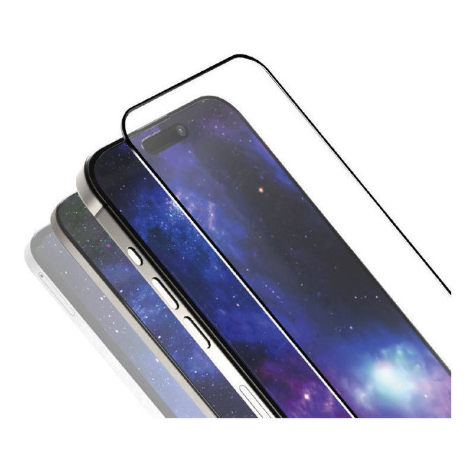 Uniwersalne szkło hartowane Omniglass J, Czarne, SBS