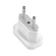 Adapter Wtyczki 220V z US na EU, Biały