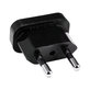 Adapter Wtyczki 220V z US na EU, Czarny