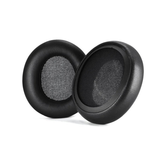 Zapasowe nauszniki do SteelSeries Arctis Nova 1, 3, 5, 7, 9, Pro Wired, pianka memory i skóra PU, Czarny, 1 para