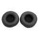 Zapasowe nauszniki do AKG K518, K518DJ, K81, K518LE, pianka memory i skóra PU, Czarny, 1 para