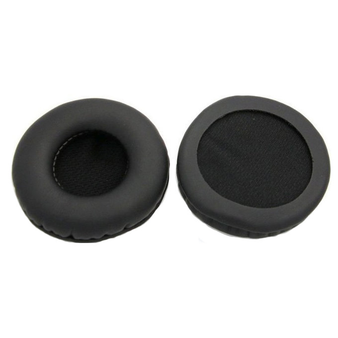 Zapasowe nauszniki do AKG K518, K518DJ, K81, K518LE, pianka memory i skóra PU, Czarny, 1 para